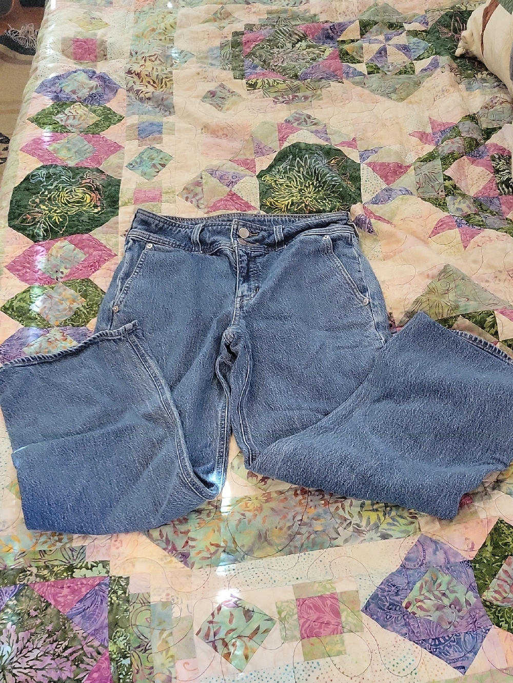 J. Crew Light Blue Wide-Leg Jeans